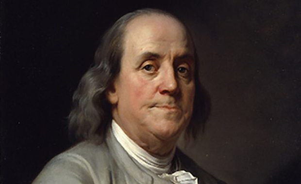 How did Ben Franklin become an influential serving leader?
